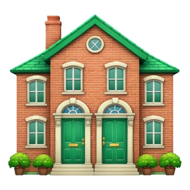 casa de frente sticker