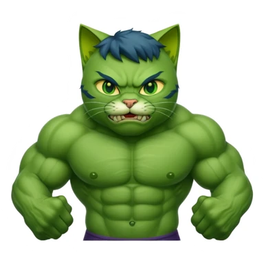 CAT+Hulk sticker