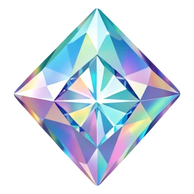 hd detailed glittering holographic star shaped diamond sticker