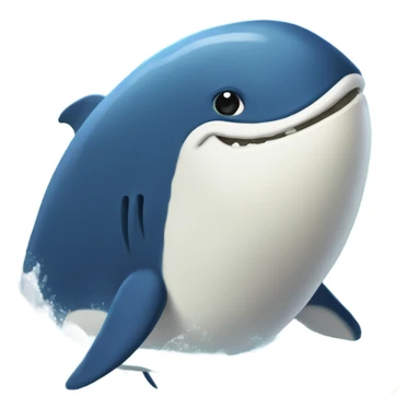Una ballena enamorada sticker