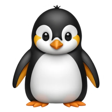 Pinguino con ropa de dormir sticker