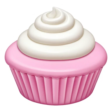 pink piping bag and white frost sticker