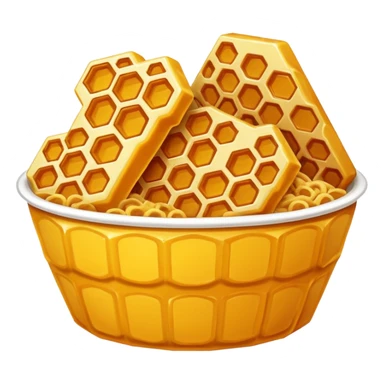 Honey comb cereal sticker