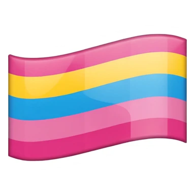 pansexual flag sticker