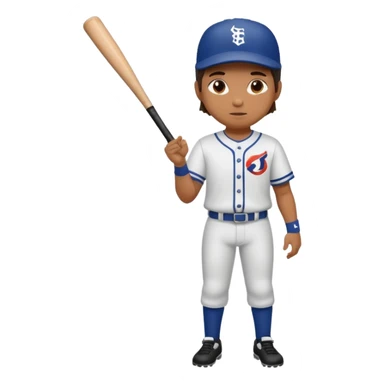 JUGADOR DE BASEBALL CUERPO COMPLETO sticker