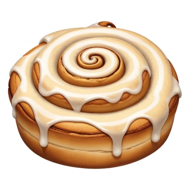 cinnamon roll bow sticker