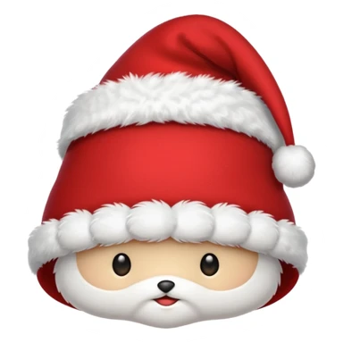 Christmas hat emoji sticker