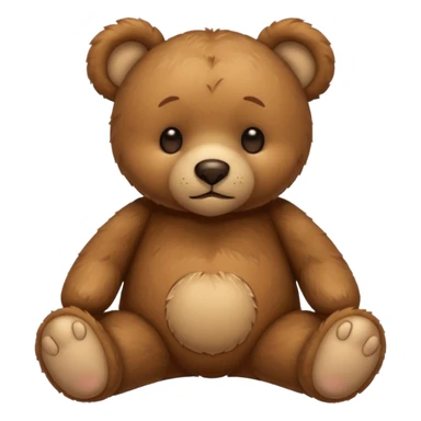 Sleepy teddy bear sticker