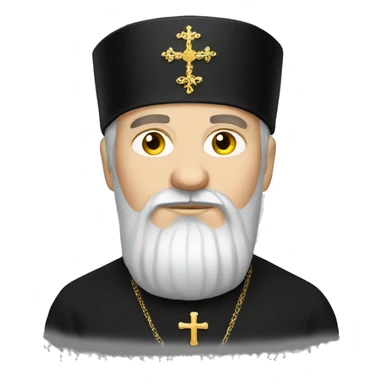 Russian orthodox priest sticker