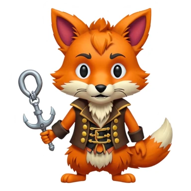 Foxy (from FNaF) animatronic  sticker