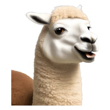 a yodeling lama sticker