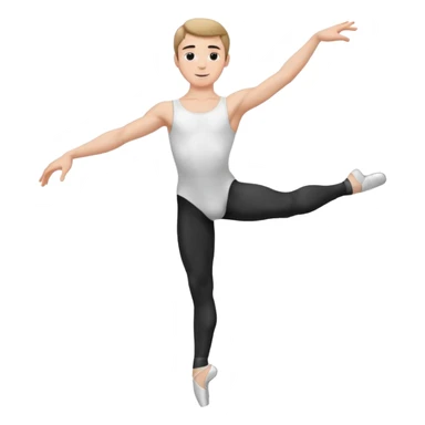 male.ballet dancer sticker