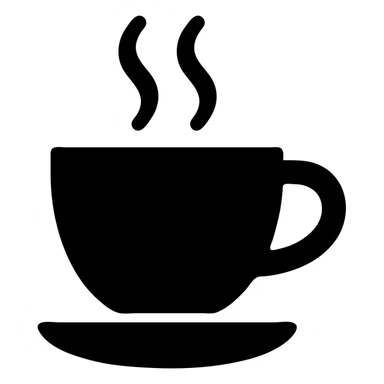 cup of coffee sticker