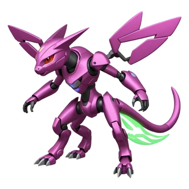 Vikavolt-Peppercat-Genesect-Miraidon-fusion, full body sticker