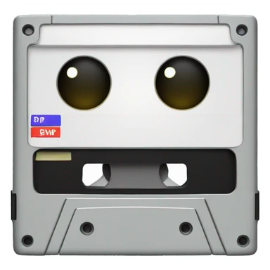 a vhs tape from the 80's sticker