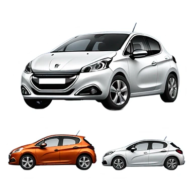 peugeot 208  sticker