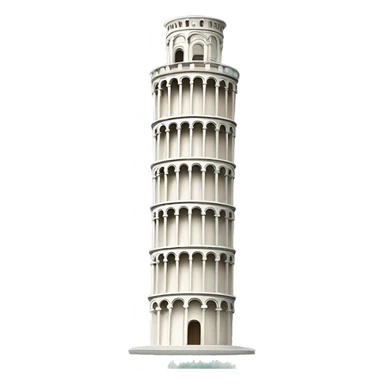 leaning tower of pisa sticker
