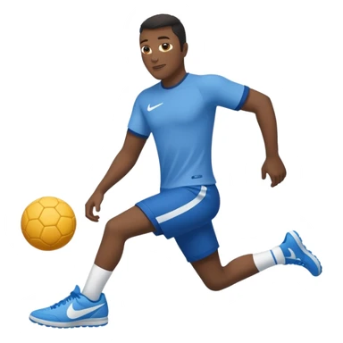 Tubarão com quatro pernas com tênis da Nike azul sticker