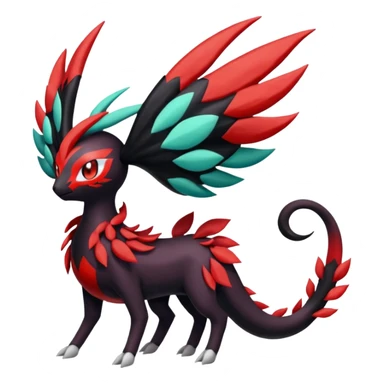 Meloetta-Yveltal-Darkrai-Pokémon-Fakémon-creature sticker