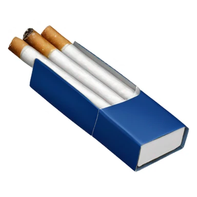 dark blue pack of cigarettes sticker