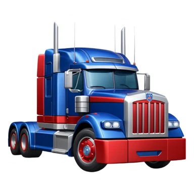 Optimus prime truck sticker