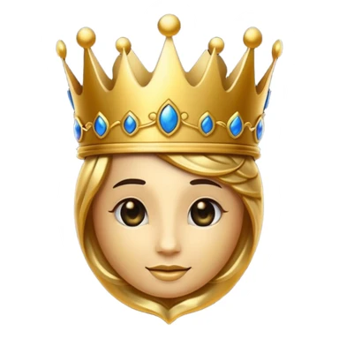 luxury black and gold emoji with royal crown, ornate golden swirls, premium VIP style, elegant and glossy, dark background, glowing edges, rich and exclusive look, suitable for Telegram emoji pack sticker