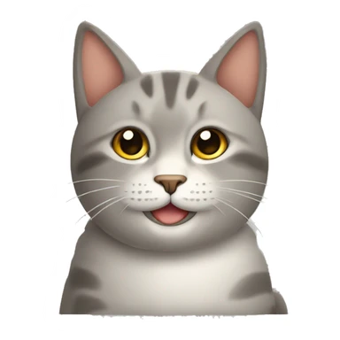 Gato molesto con corona sticker