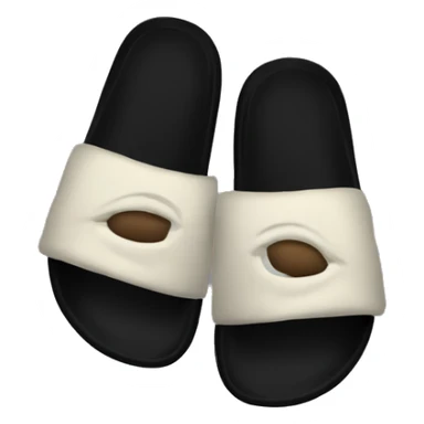 yeezy slides black sticker