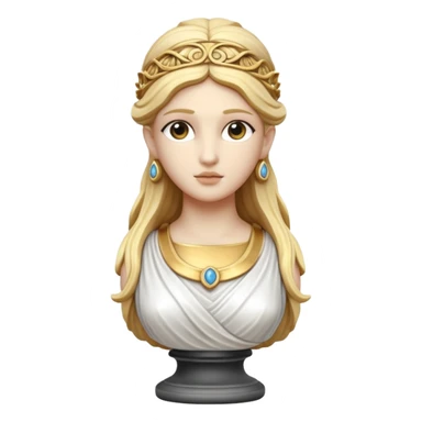 greek goddess sculpture sticker