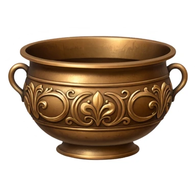 bronze monk alms bowl sticker