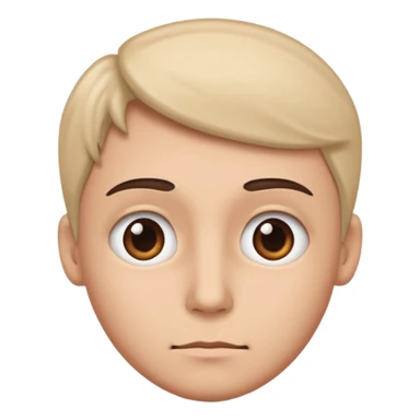 face looking at the side with a judgmental look sticker