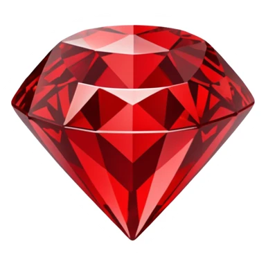 Red Diamond Crystal with "RED" written in the center sticker