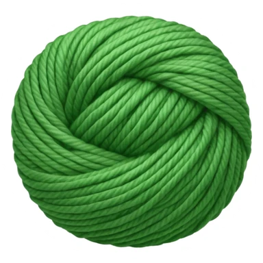 green ball of yarn sticker