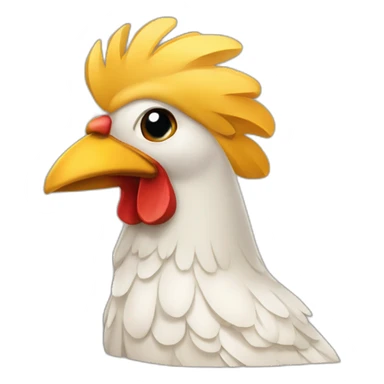 chuleta de pollo sticker