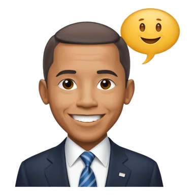 Barack Obama con una nube de dialogo diciendo "Come on!" sticker