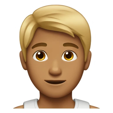 Boy with dark brown hair and tan skin sticker