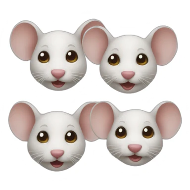 3 BLIND mice sticker