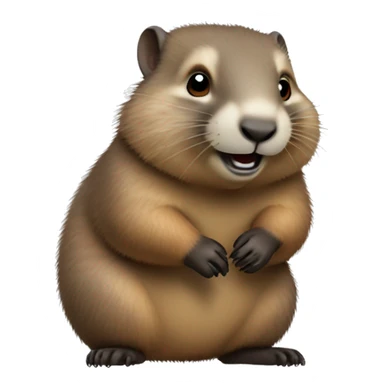 marmot wombat buddies sticker