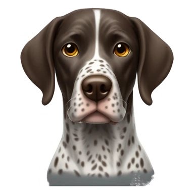 german short haired pointer dog sticker