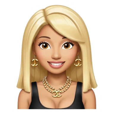 nicki minaj in chanel  sticker