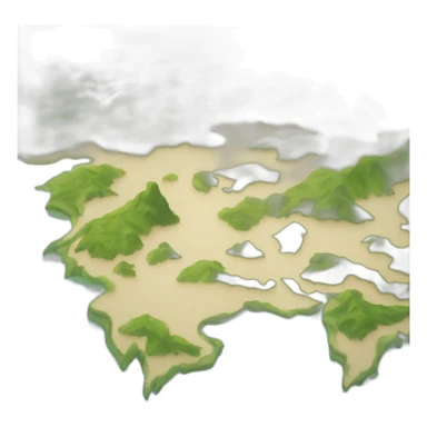 geographic map sticker