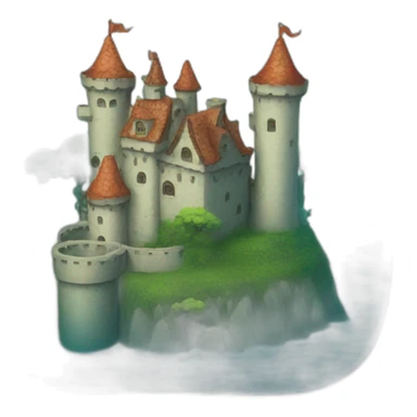 undersea castle sticker