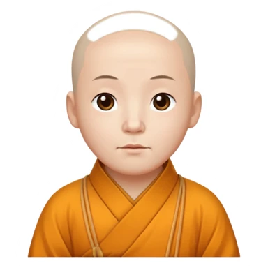Chinese monk  sticker