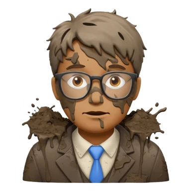 accountant covered in shit sticker