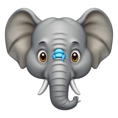 panic elephant sticker