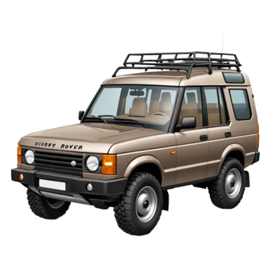 Grey-brown Land Rover Discovery sticker