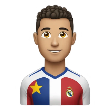 ronaldo avec la coup du monde sticker