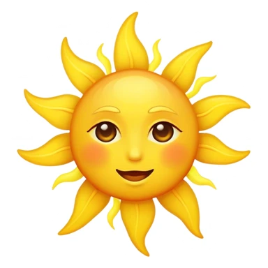 Sun with Good Morning sticker