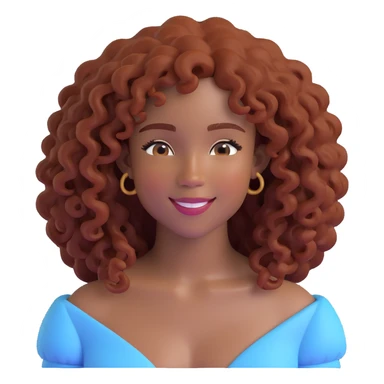 SZA as a 3D Disney/Pixar-style character, digital illustration, cartoon-style portrait, with curly hair, glowing skin, and a gentle smile, colorful background sticker