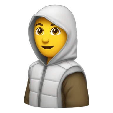 Un musulman avec un cagoule de praquer sticker